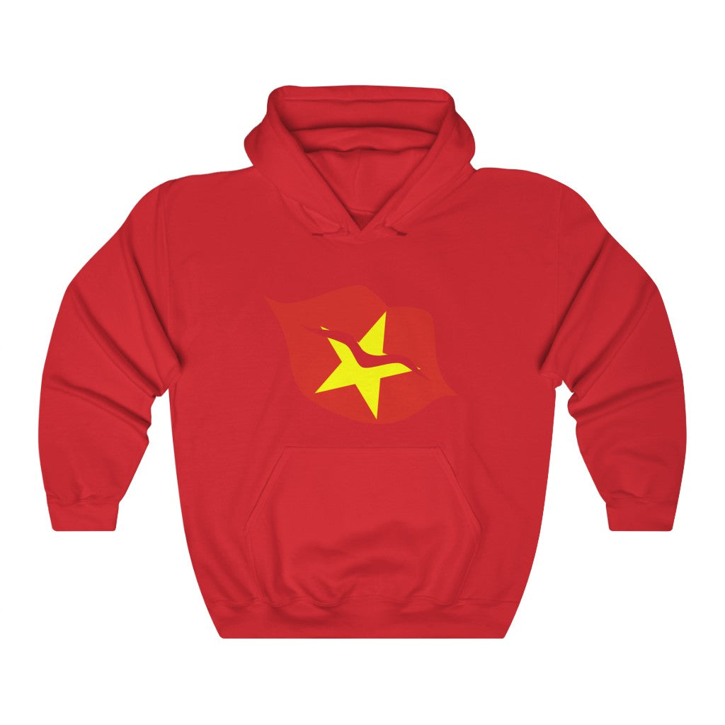 Vietnam Lips Flag Hoodie Sweatshirt - Unisex