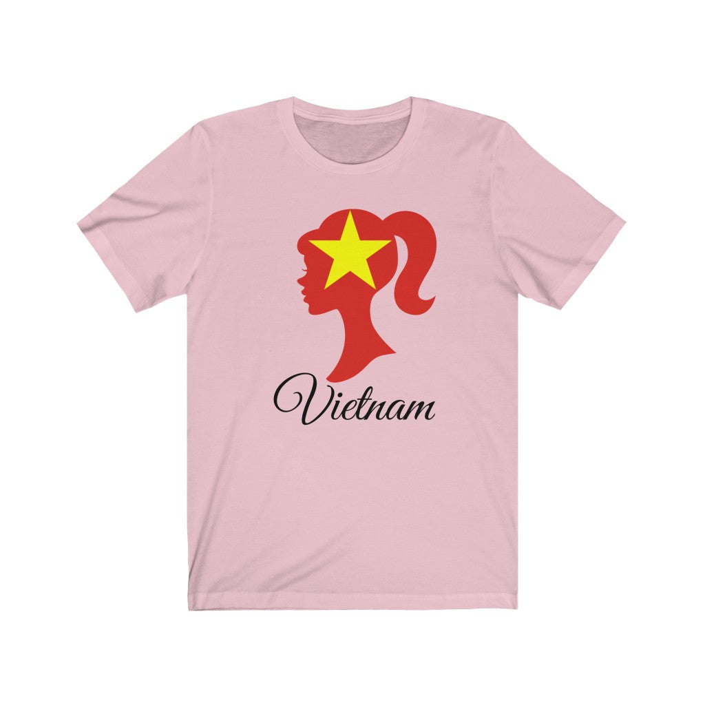 Vietnam Girl Flag Premium Tee 1 - Unisex
