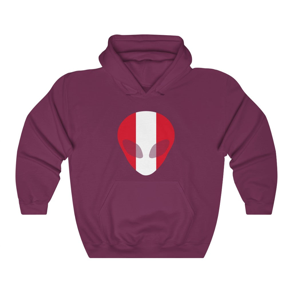 Peru Alien Flag Hoodie Sweatshirt - Unisex