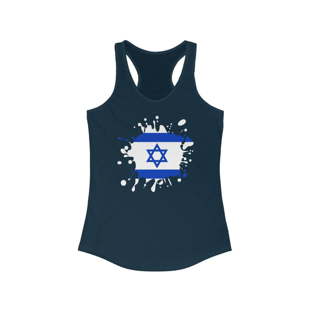 Israel Splat Flag Tank - Women