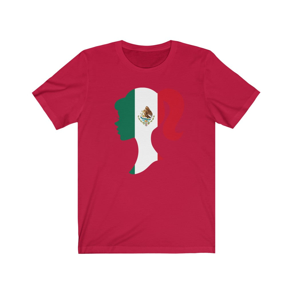 Mexico Girl Flag Premium Tee - Unisex