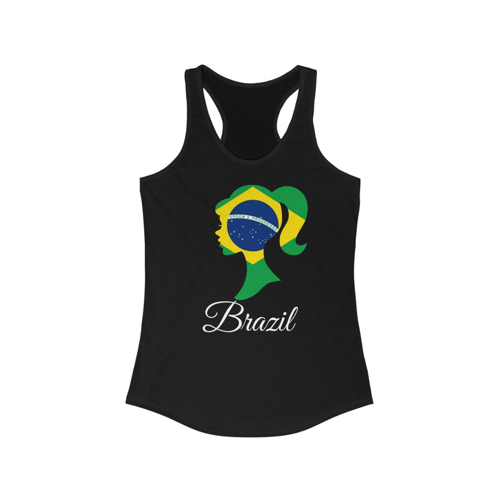 Brazil Girl Flag Tank 2 - Women
