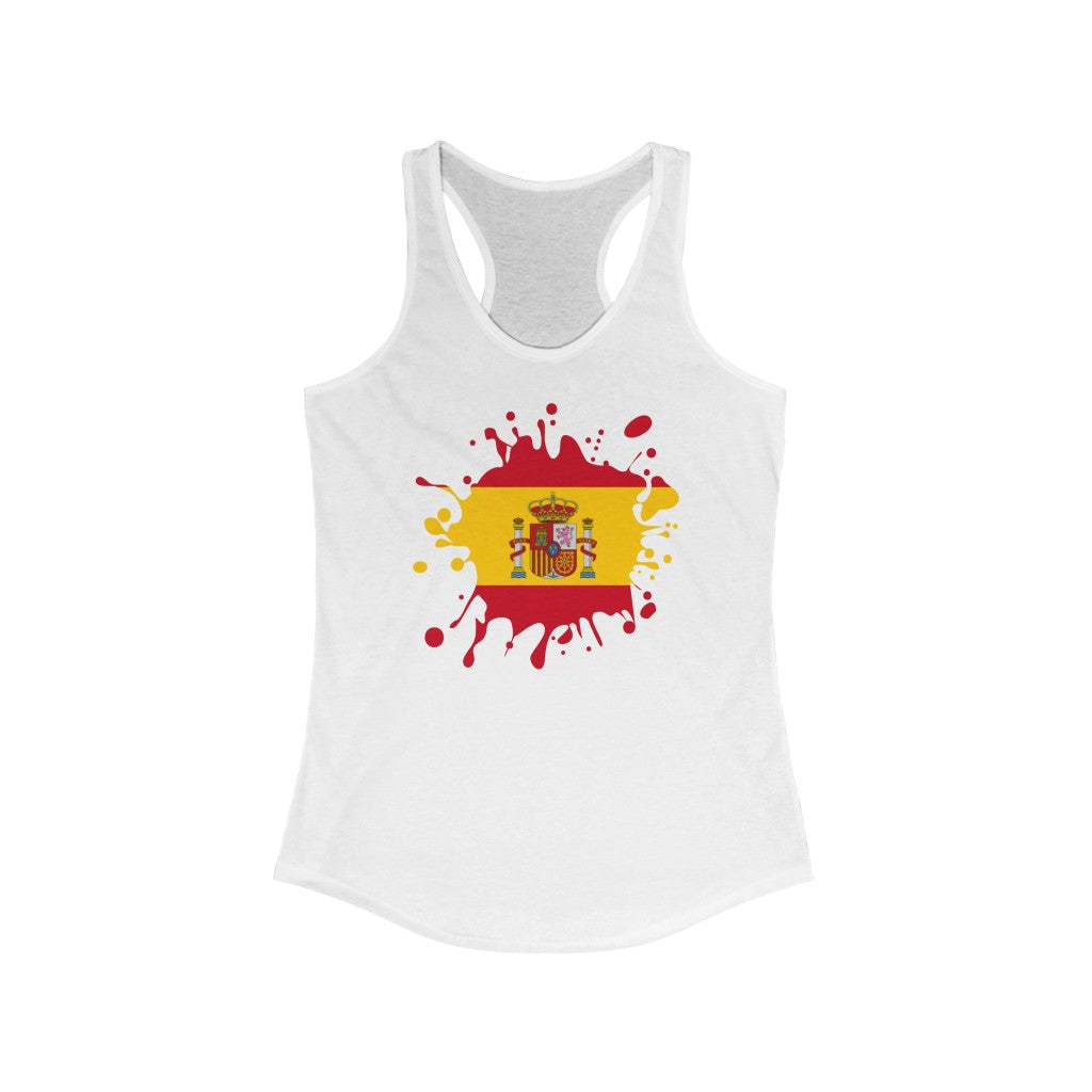 Spain Splat Flag Tank - Women