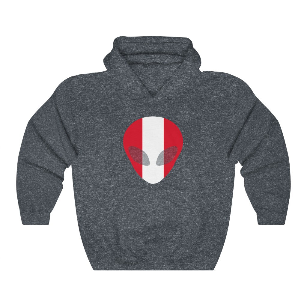 Peru Alien Flag Hoodie Sweatshirt - Unisex