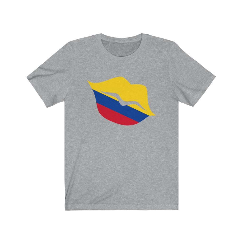 Colombia Lips Flag Premium Tee - Unisex