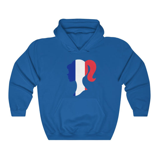 France Girl Flag Hoodie Sweatshirt - Unisex