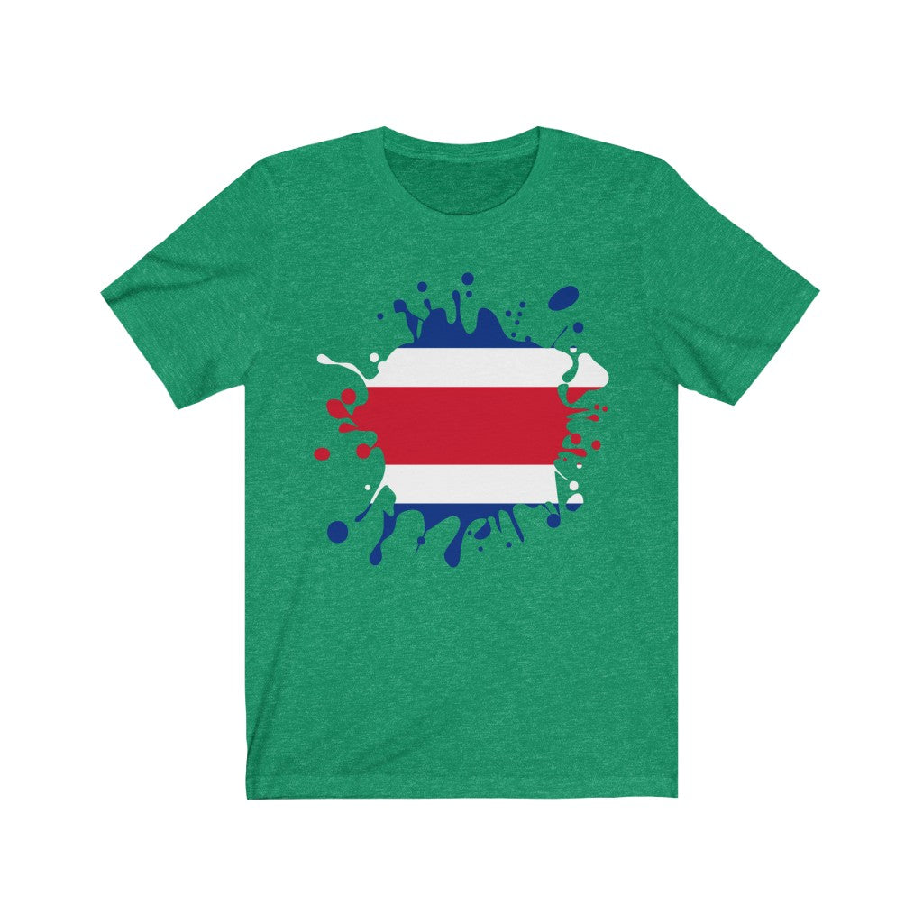 Costa Rica Splat Flag Premium Tee - Unisex