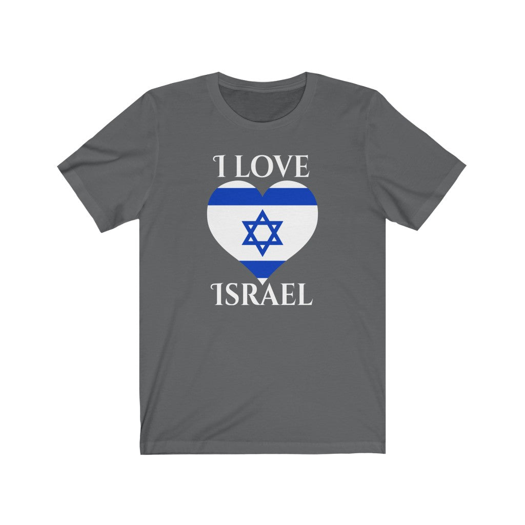 Israel Heart Flag Premium Tee 2 - Unisex