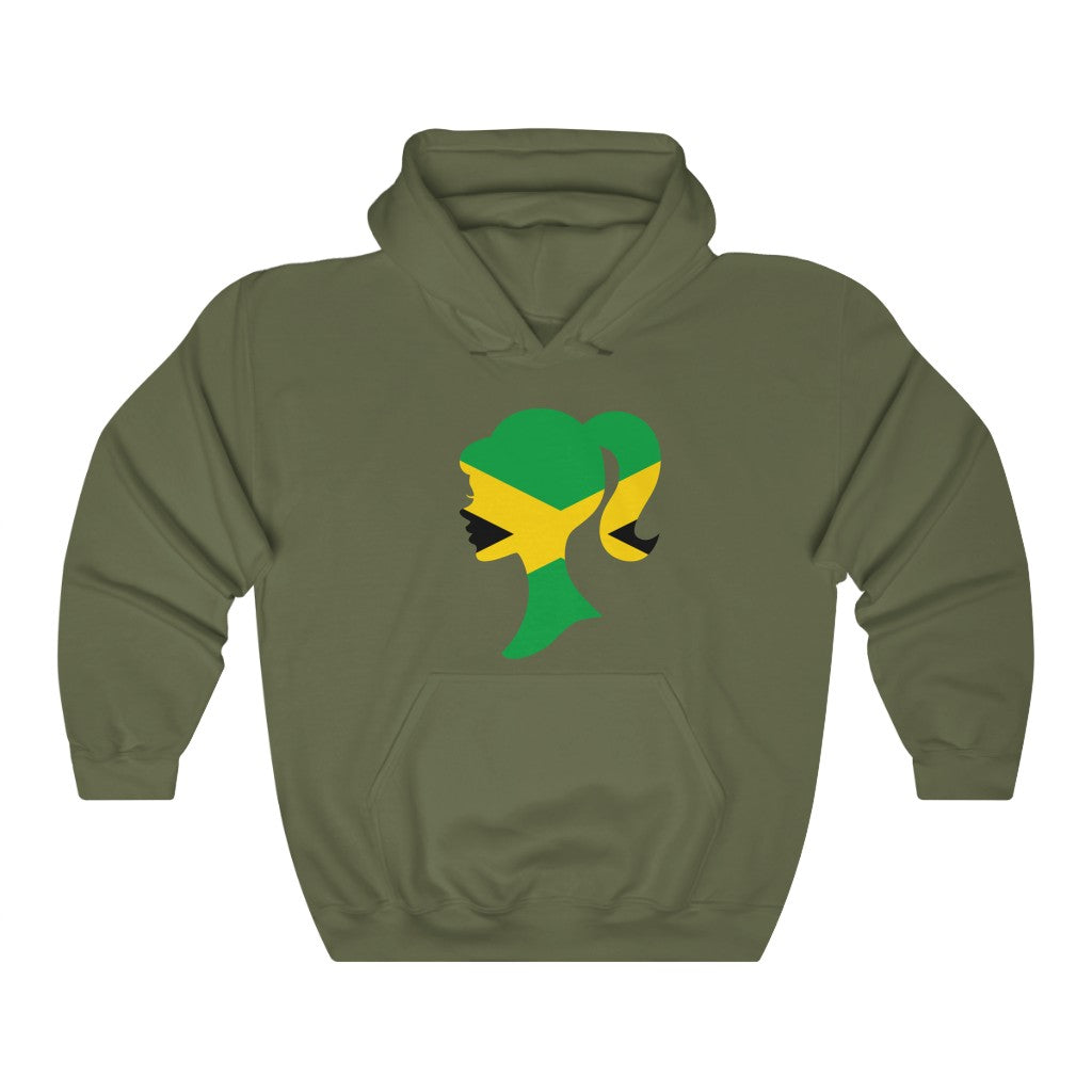 Jamaica Girl Flag Hoodie Sweatshirt - Unisex