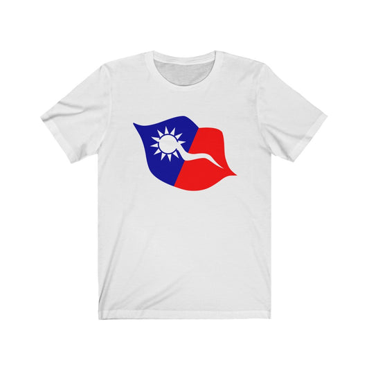 Republic of China - Taiwan Lips Flag Premium Tee - Unisex