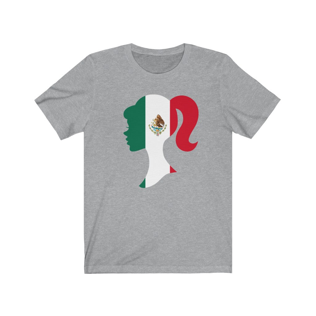 Mexico Girl Flag Premium Tee - Unisex
