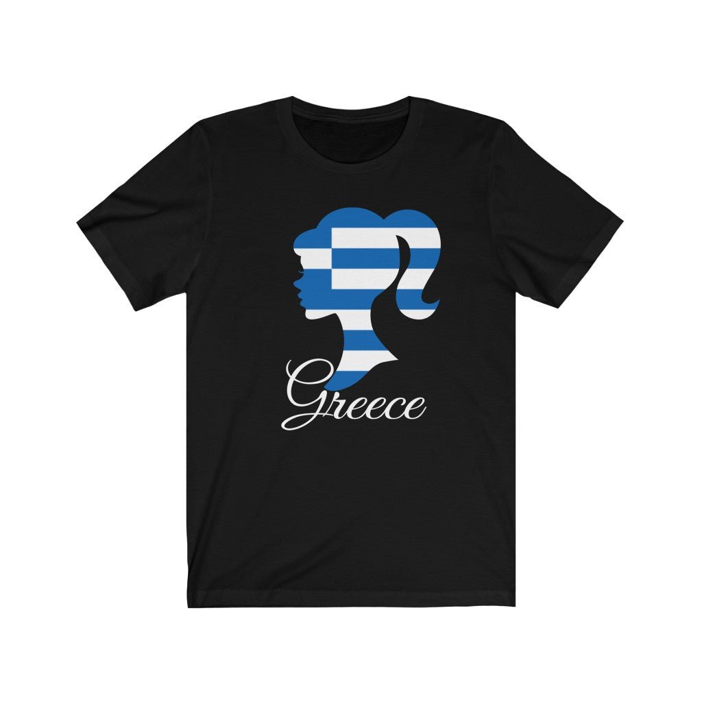 Greece Girl Flag Premium Tee 2 - Unisex