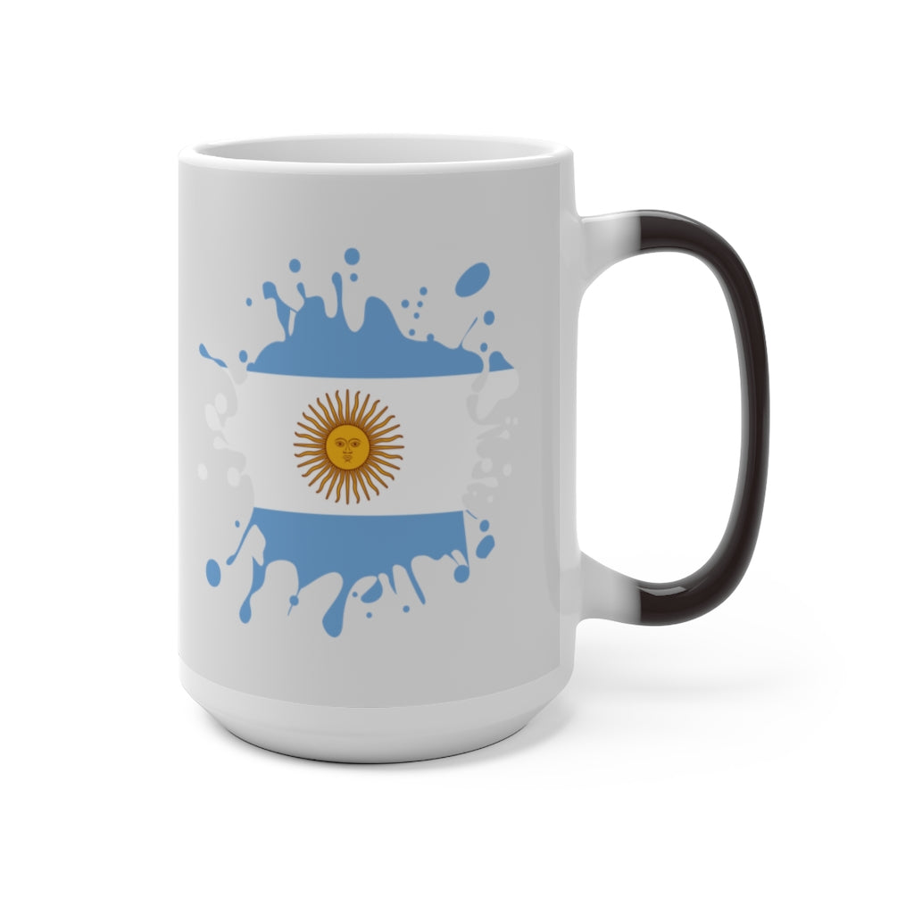 Argentina Splat Color Changing Mug