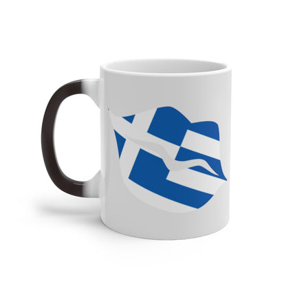 Greece Lips Color Changing Mug