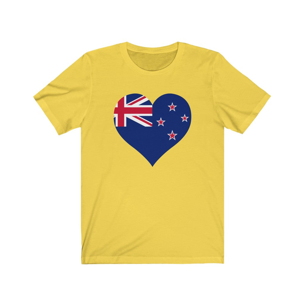 New Zealand Heart Flag Premium Tee - Unisex