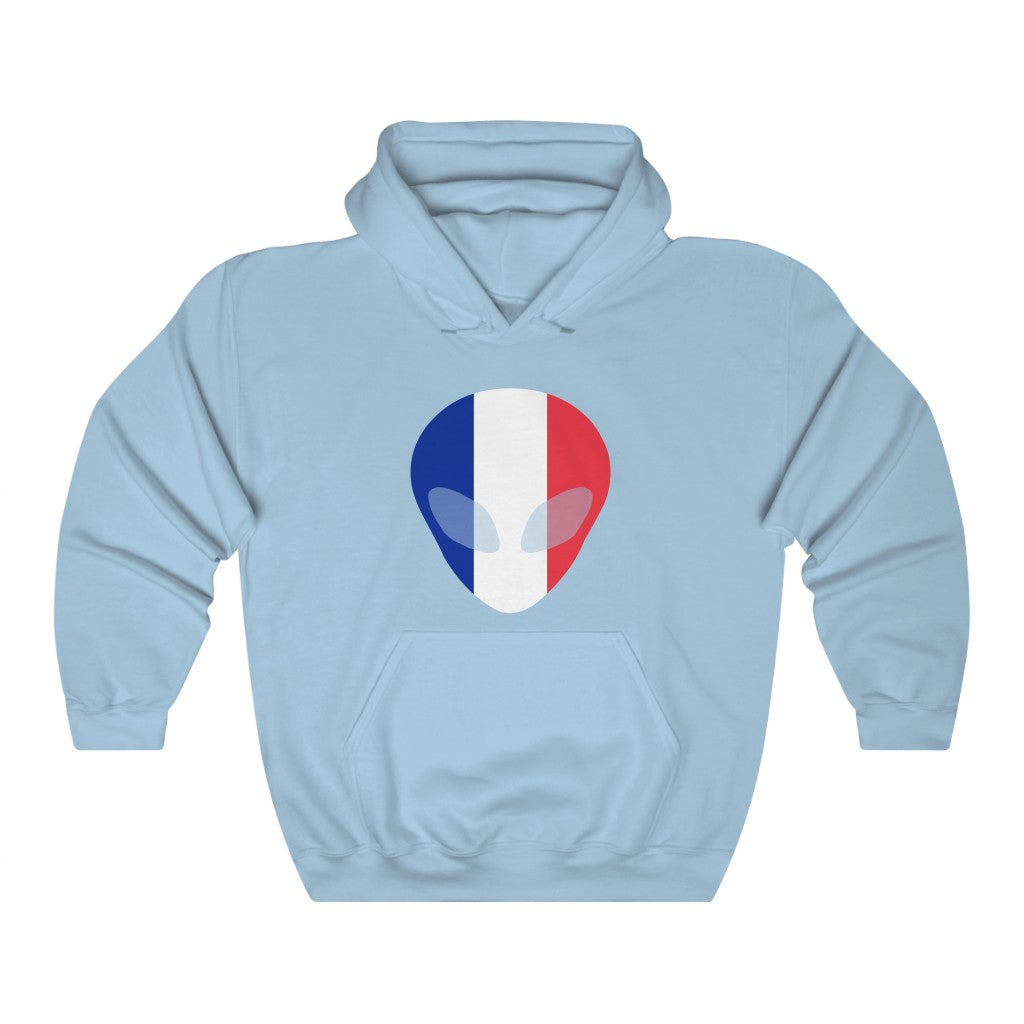 France Alien Flag Hoodie Sweatshirt - Unisex