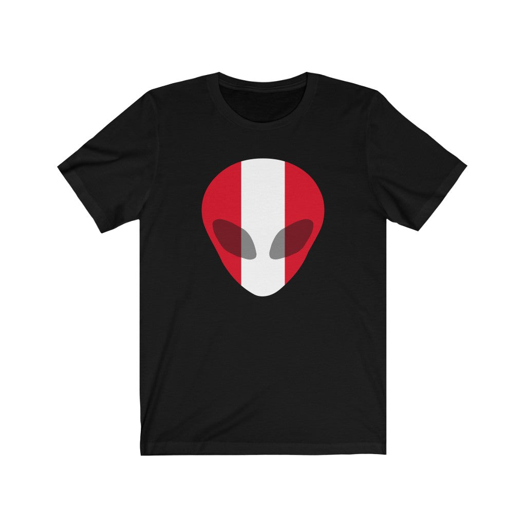 Peru Alien Flag Premium Tee - Unisex