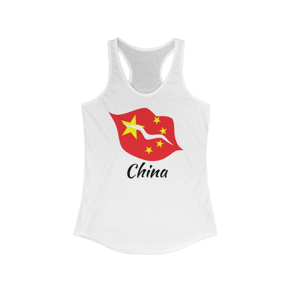 China Lips Flag Tank 1 - Women