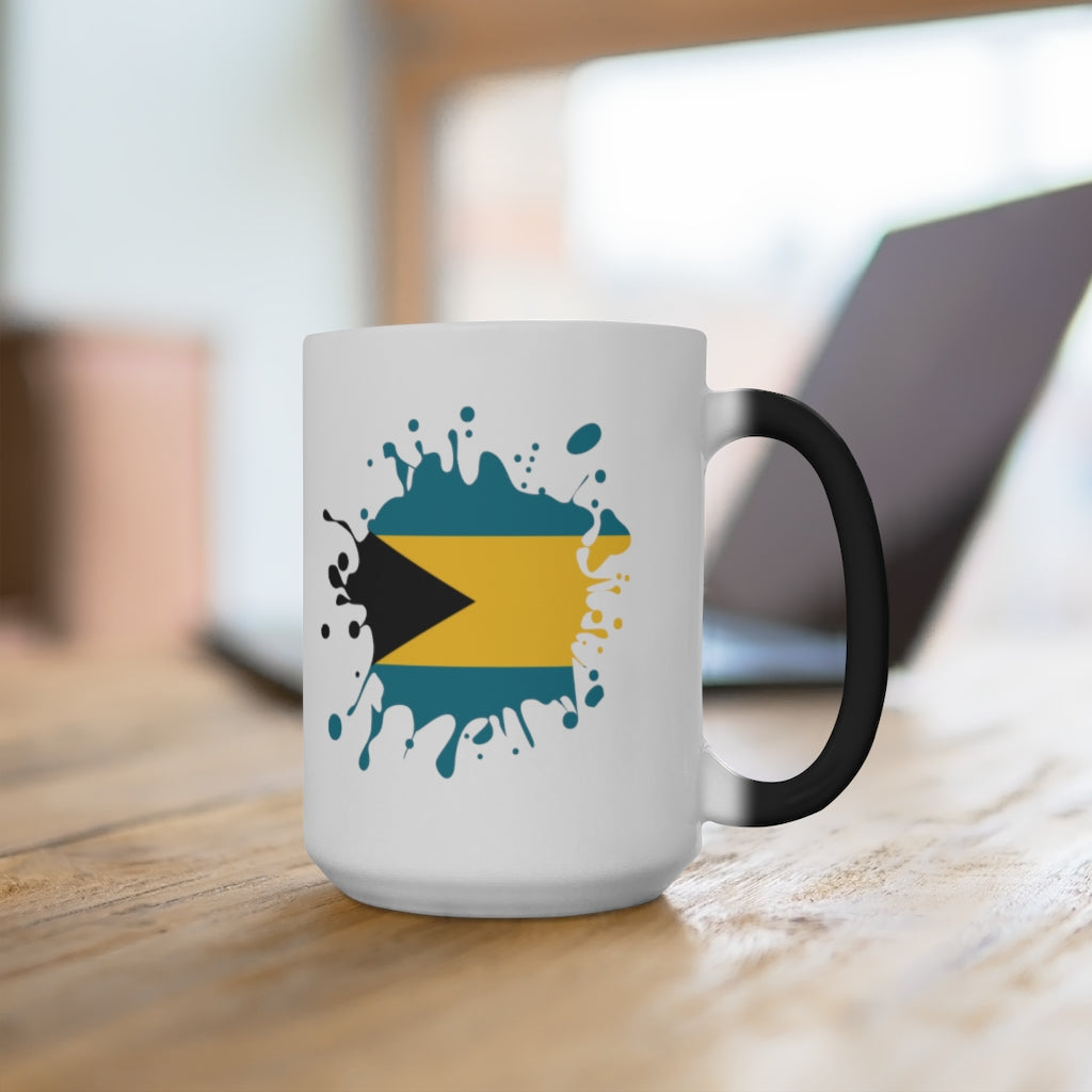 Bahamas Splat Color Changing Mug
