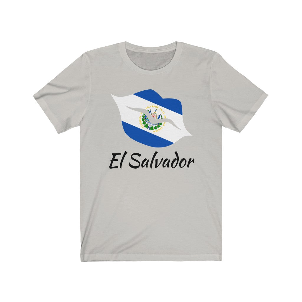 El Salvador Lips Flag Premium Tee 1 - Unisex
