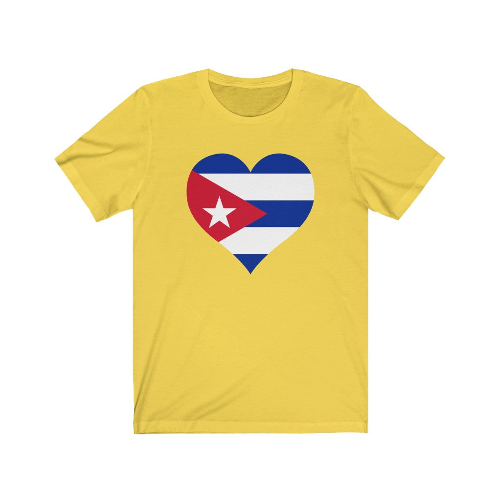 Cuba Heart Flag Premium Tee - Unisex