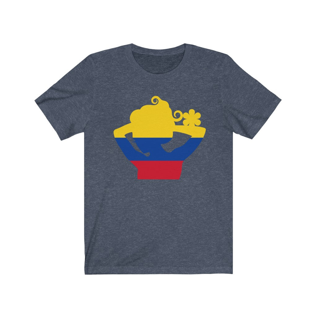 Colombia Lady Flag Premium Tee - Unisex