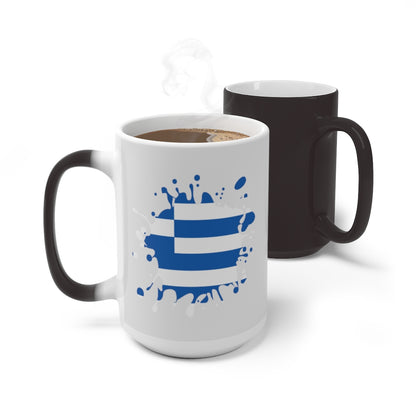 Greece Splat Color Changing Mug