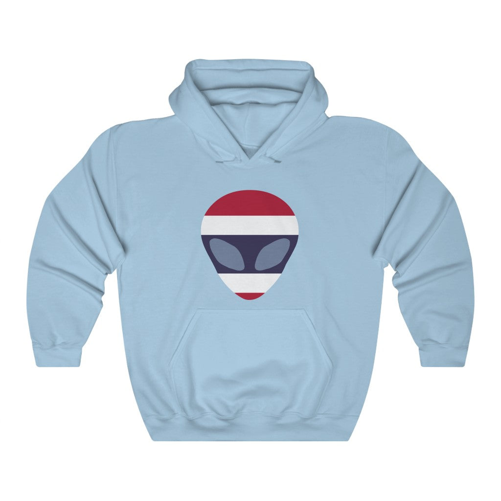 Thailand Alien Flag Hoodie Sweatshirt - Unisex