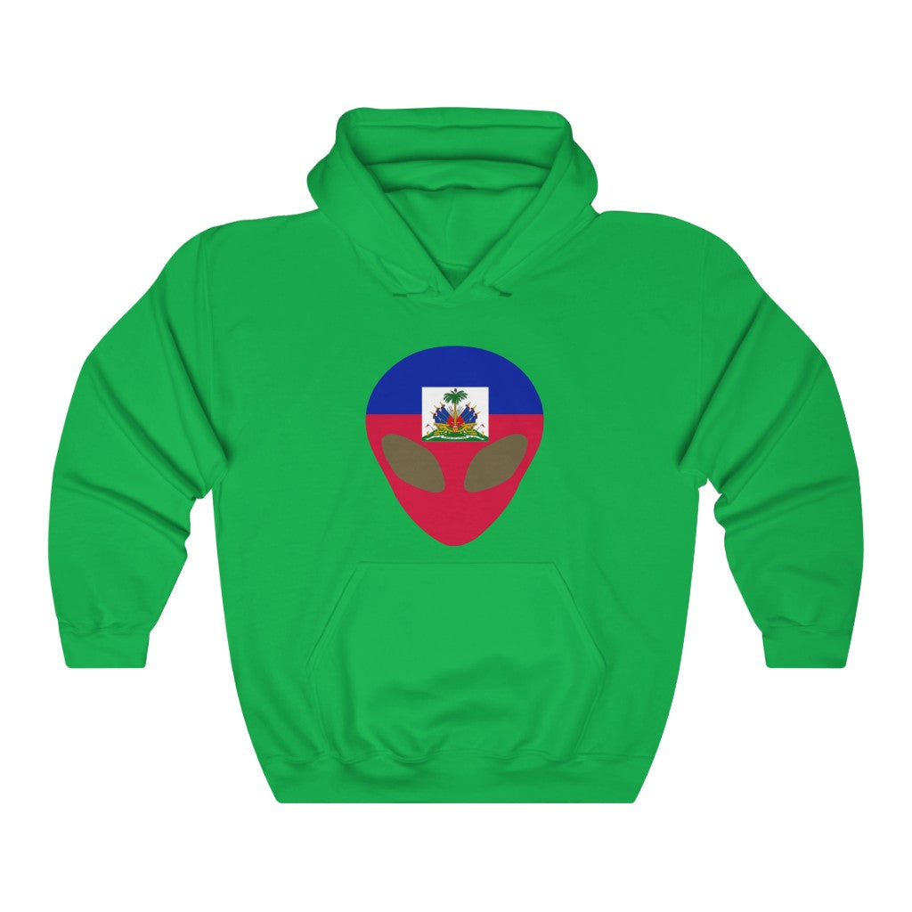 Haiti Alien Flag Hoodie Sweatshirt - Unisex