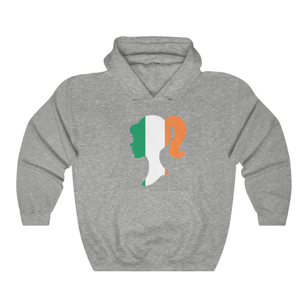 Ireland Girl Flag Hoodie Sweatshirt - Unisex