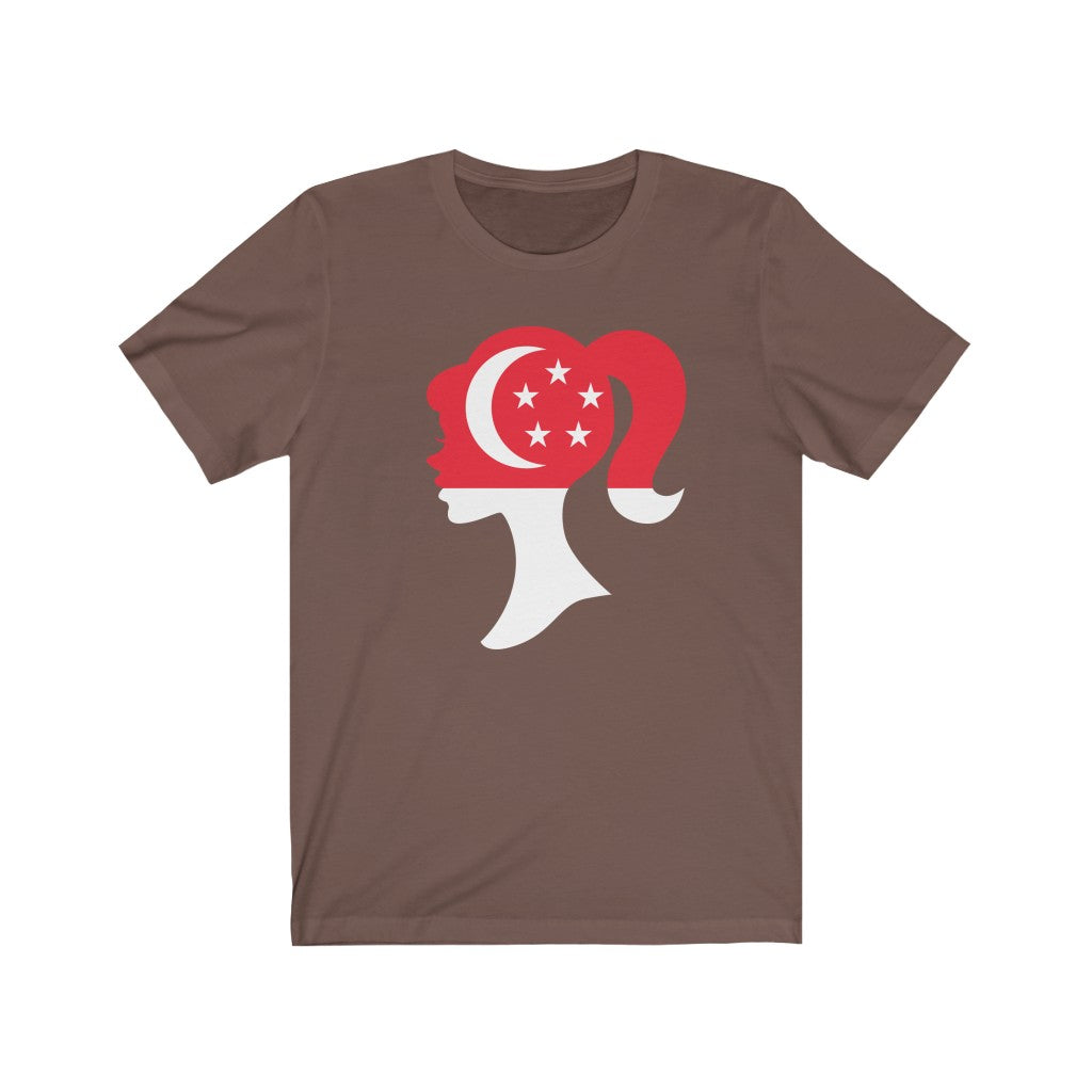 Singapore Girl Flag Premium Tee - Unisex