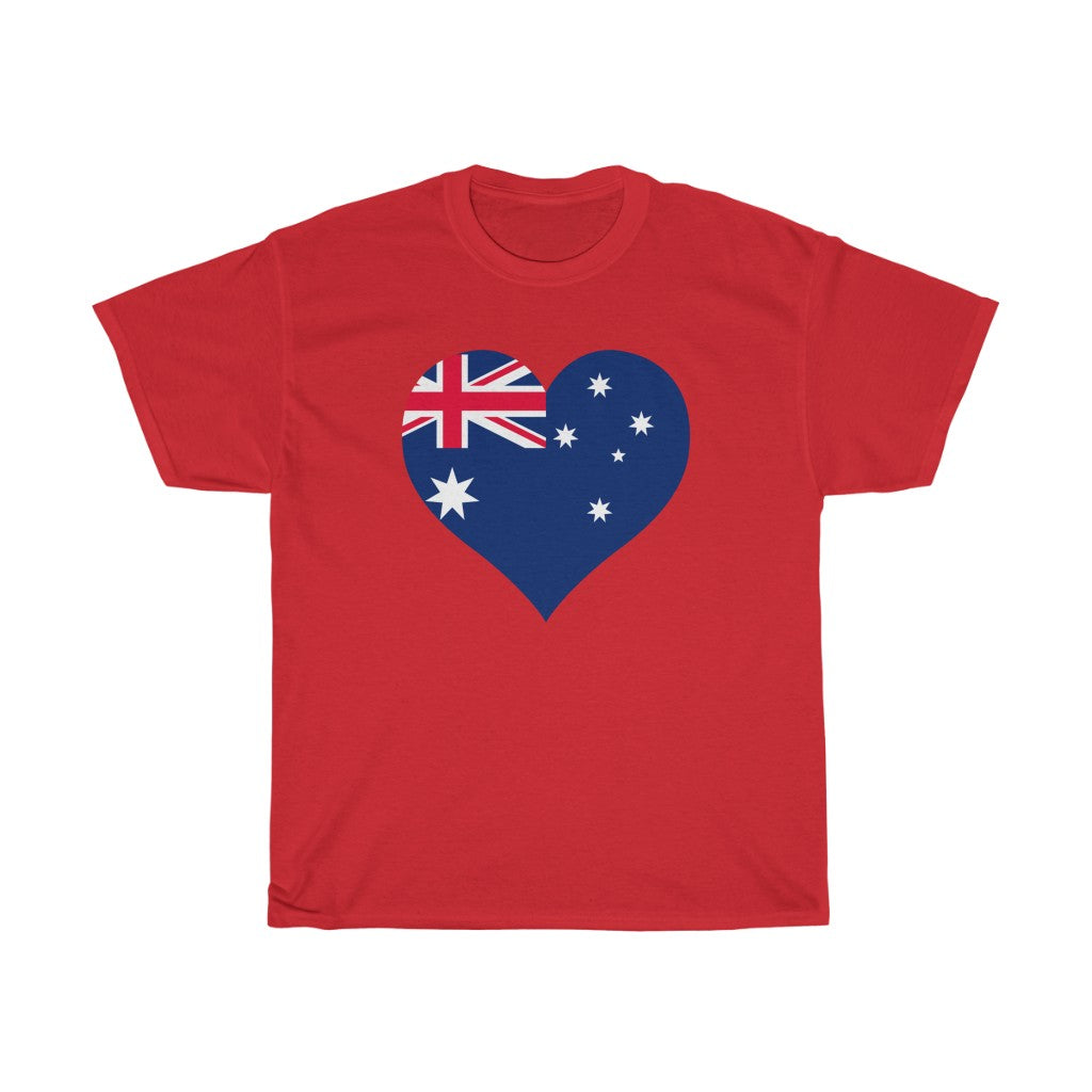 Australia Heart Flag Standard Tee - Unisex
