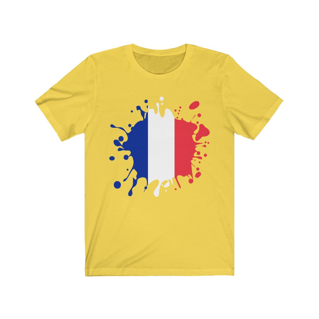 France Splat Flag Premium Tee - Unisex