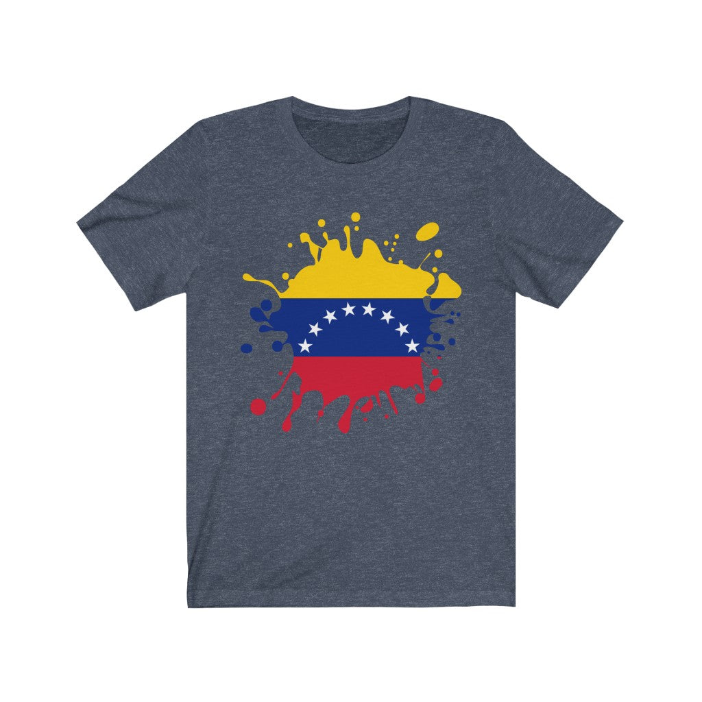 Venezuela Splat Flag Premium Tee - Unisex