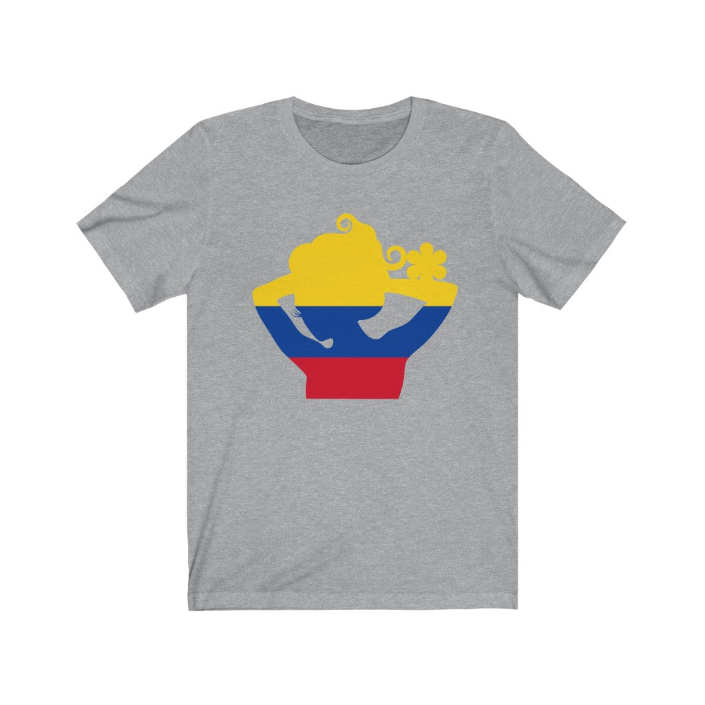 Colombia Lady Flag Premium Tee - Unisex