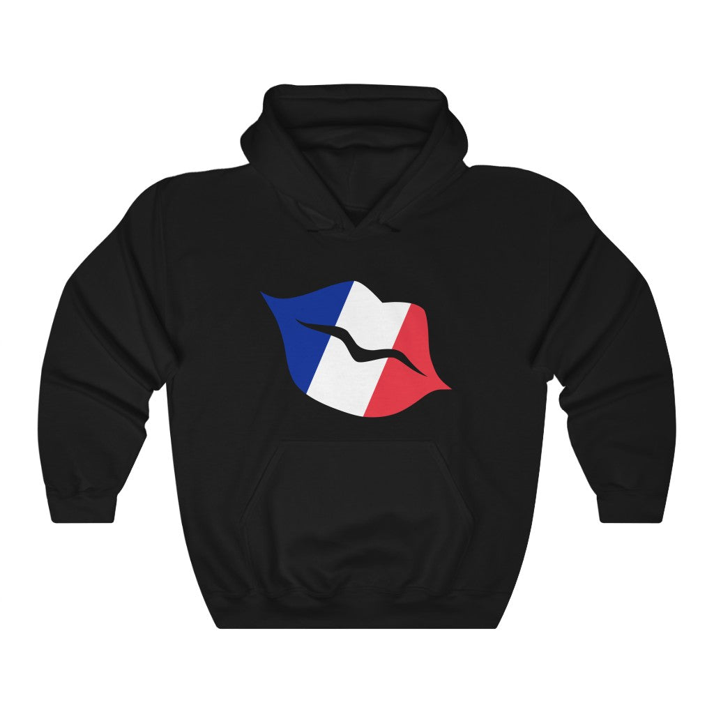 France Lips Flag Hoodie Sweatshirt - Unisex