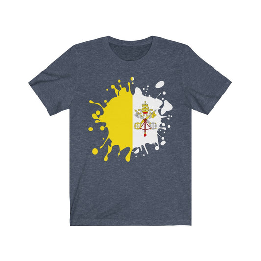 Holy See Splat Flag Premium Tee - Unisex