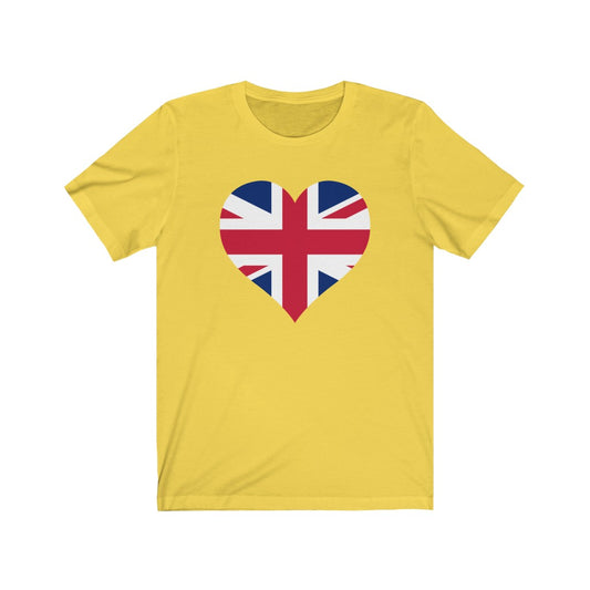 United Kingdom Heart Flag Premium Tee - Unisex