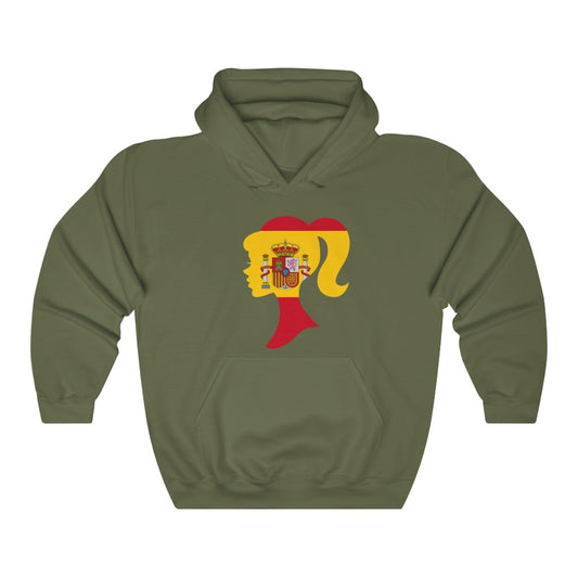 Spain Girl Flag Hoodie Sweatshirt - Unisex