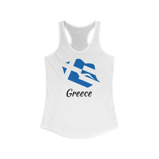 Greece Lips Flag Tank 1 - Women