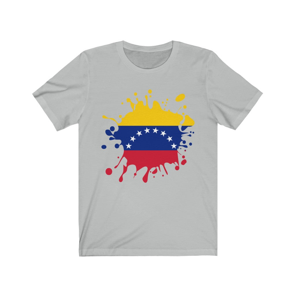 Venezuela Splat Flag Premium Tee - Unisex