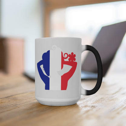 France Lady Color Changing Mug