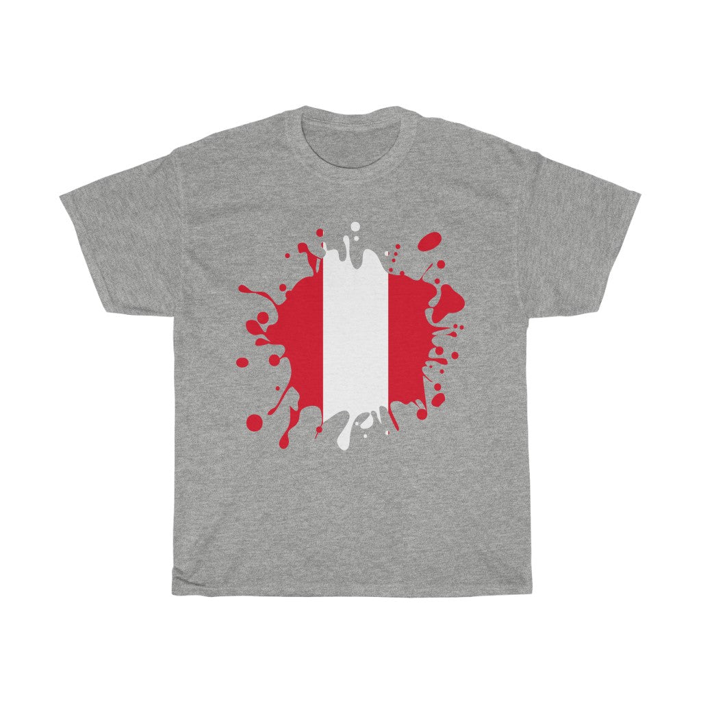 Peru Splat Flag Standard Tee - Unisex
