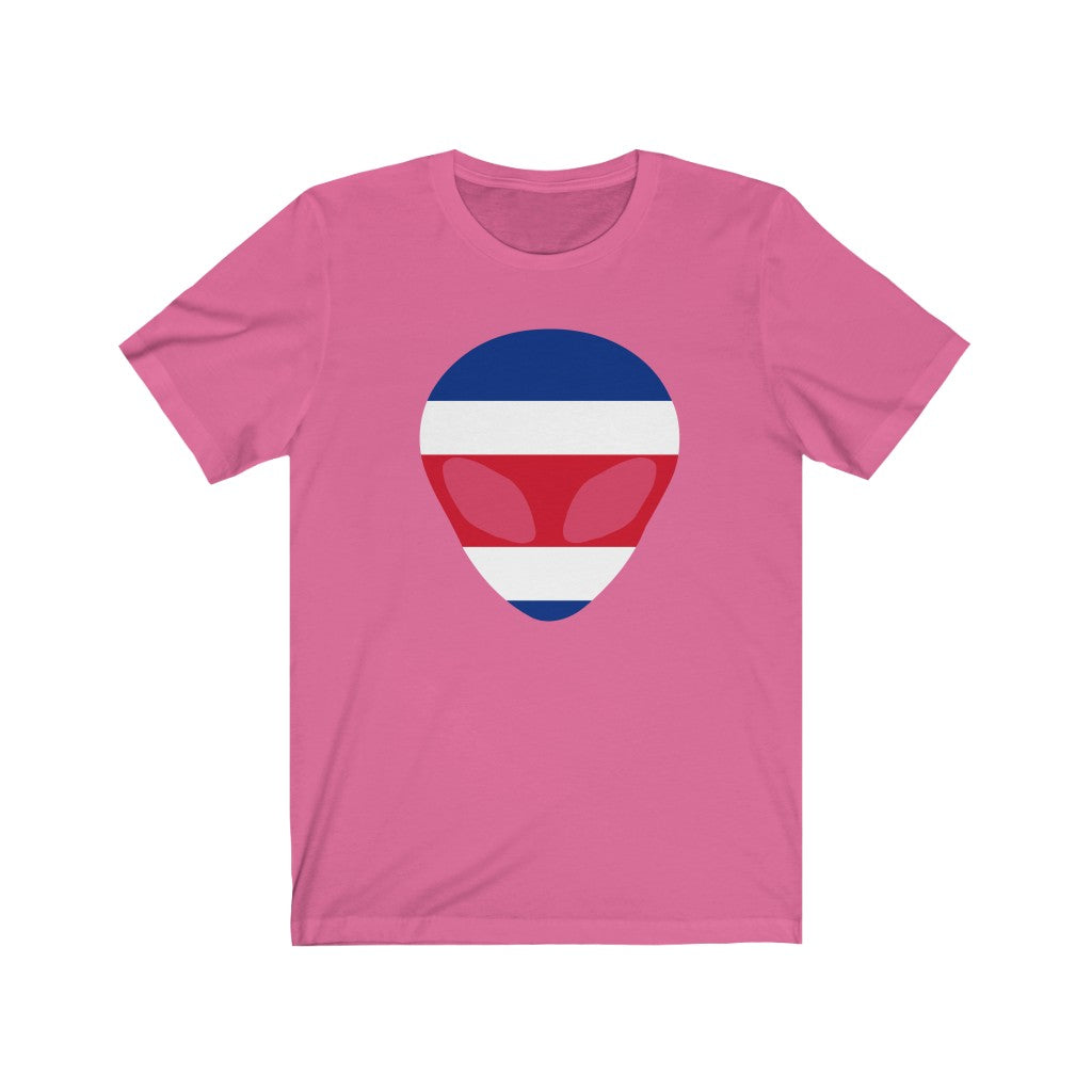 Costa Rica Alien Flag Premium Tee - Unisex