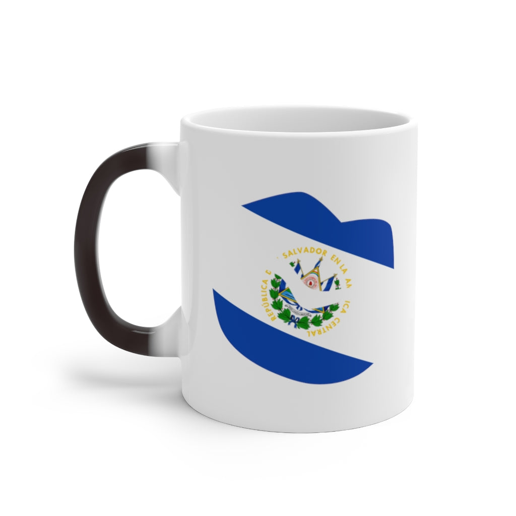 El Salvador Lips Color Changing Mug