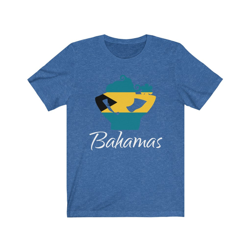 Bahamas Lady Flag Premium Tee 2 - Unisex