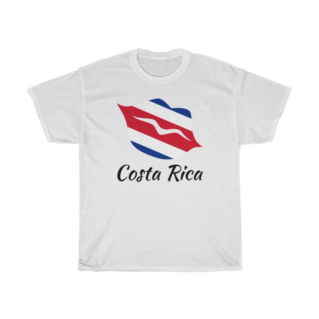 Costa Rica Lips Flag Standard Tee 1 - Unisex