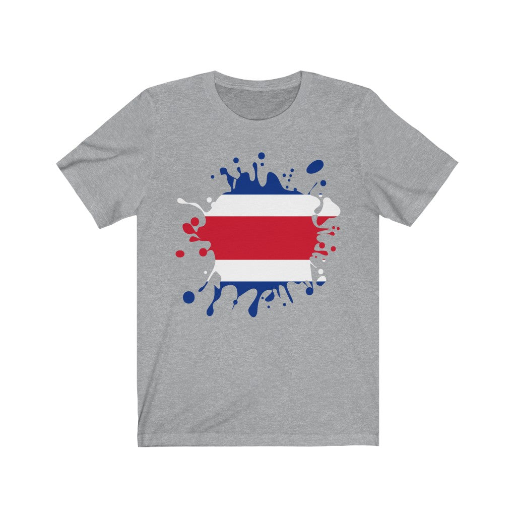 Costa Rica Splat Flag Premium Tee - Unisex