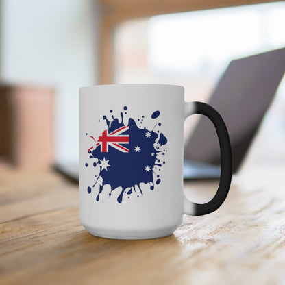 Australia Splat Color Changing Mug