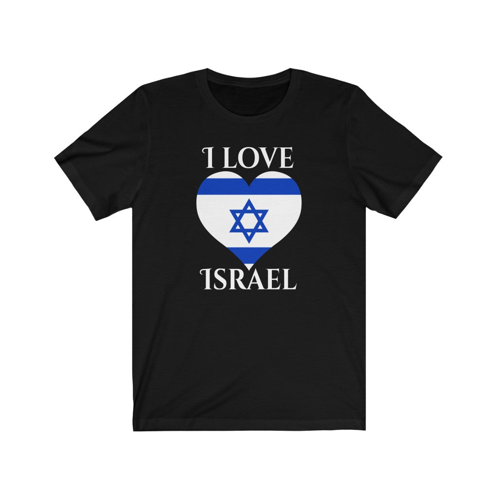 Israel Heart Flag Premium Tee 2 - Unisex